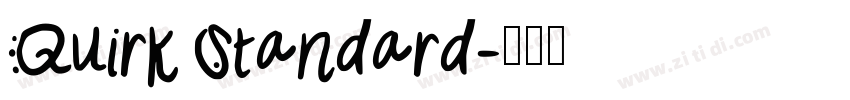 Quirk Standard字体转换